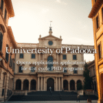 250 Fully Funded PhD Positions at the University of Padova, Italy (2025/2026)