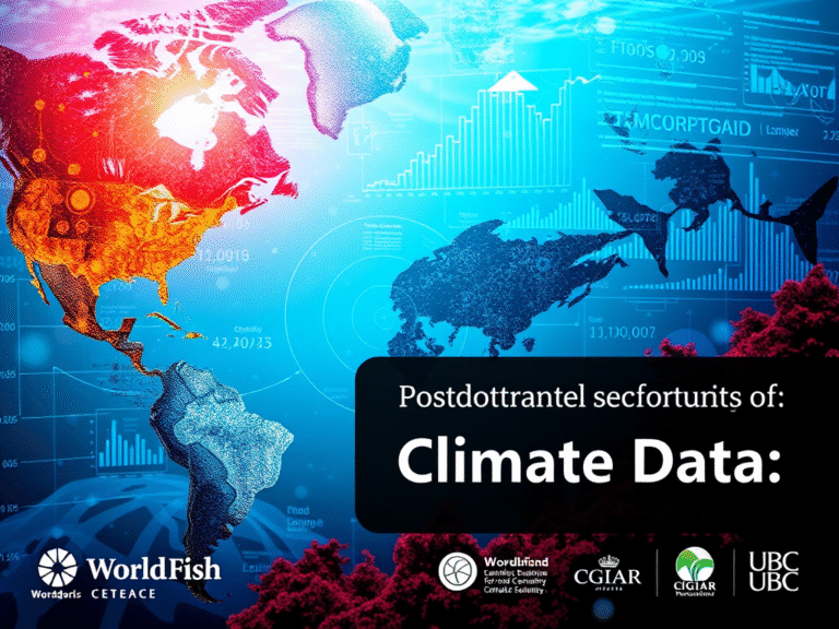 Postdoctoral Fellow Opportunity in Climate Data for Climate Action at WorldFish