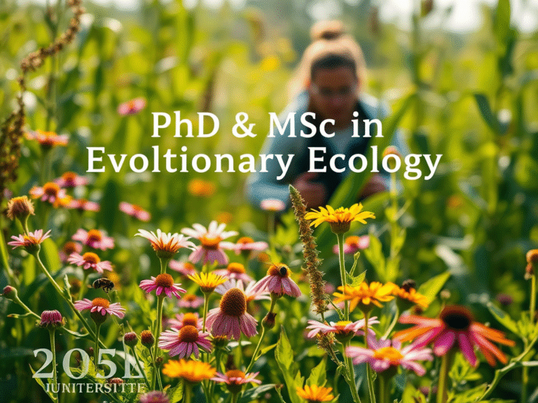 Fully Funded MSc & PhD Positions in Evolutionary Ecology – Illinois State University, USA | Spring, Summer, Fall 2026
