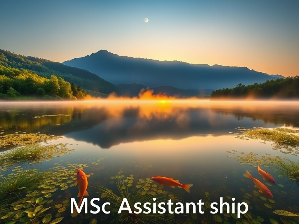 MSc Assistantship in Aquatic Ecology and Fisheries at Clemson University – Apply Now!