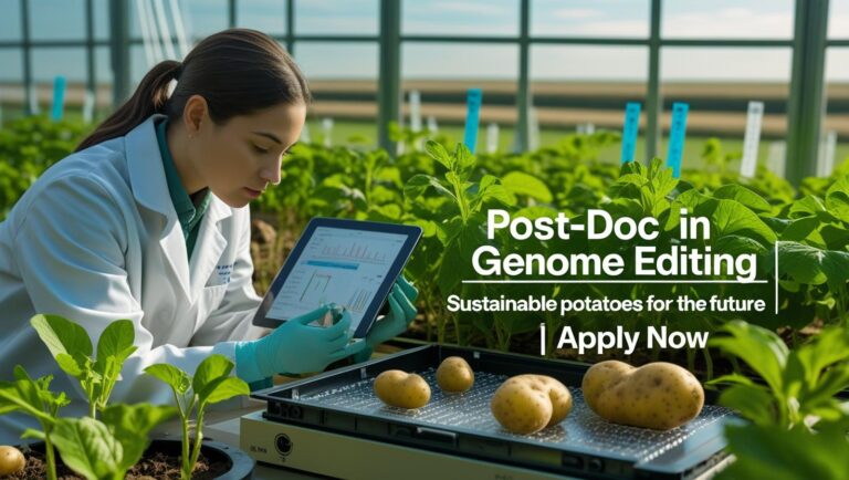 Fully Funded Postdoctoral Position in Genome Editing for Climate-Resilient Potatoes – Agroscope, Switzerland