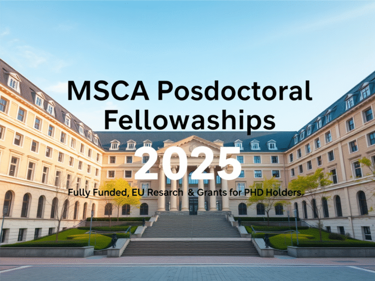 Fully Funded MSCA Postdoctoral Fellowships 2025 | EU Research Grants ...