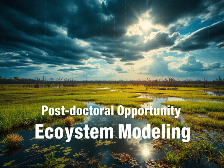 Fully Funded Postdoctoral Fellowship in Ecosystem Modeling at Mississippi State University (USA) – Apply by July 31, 2025