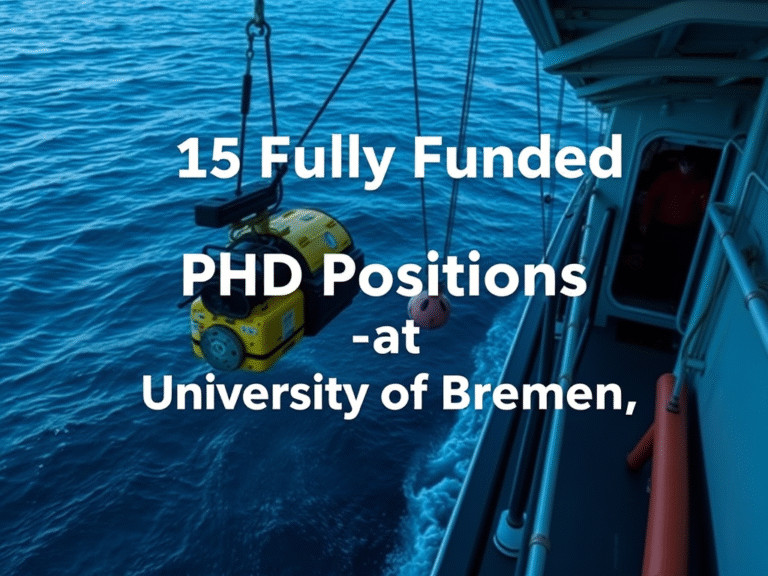 15 Fully Funded PhD Positions in Marine Environmental Sciences at University of Bremen, Germany (Starting 2026)