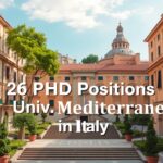 Apply Now: 26 Fully Funded PhD Positions at Mediterranea University of Reggio Calabria, Italy (2025/2026)