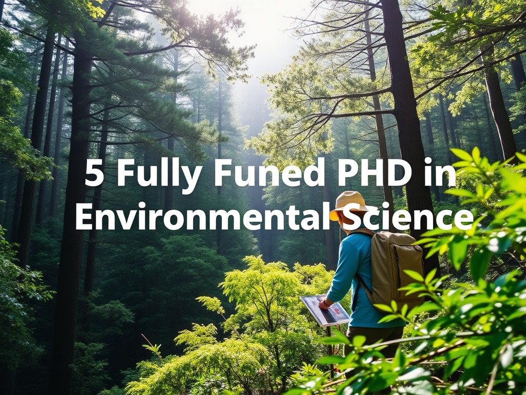5 Fully Funded PhD Scholarships in Environmental Science – Study in Australia (2025 Intake)