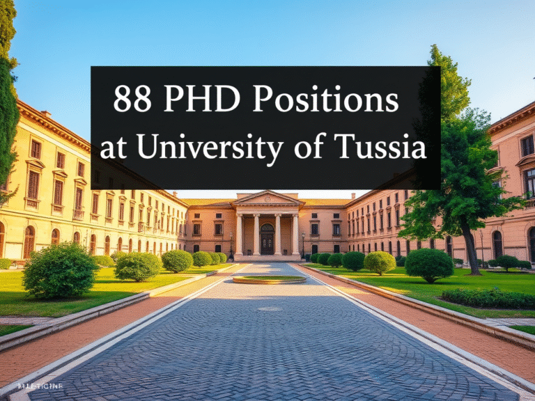 88 Fully Funded PhD Scholarships in Italy – Apply Now to University of Tuscia (2025/26)