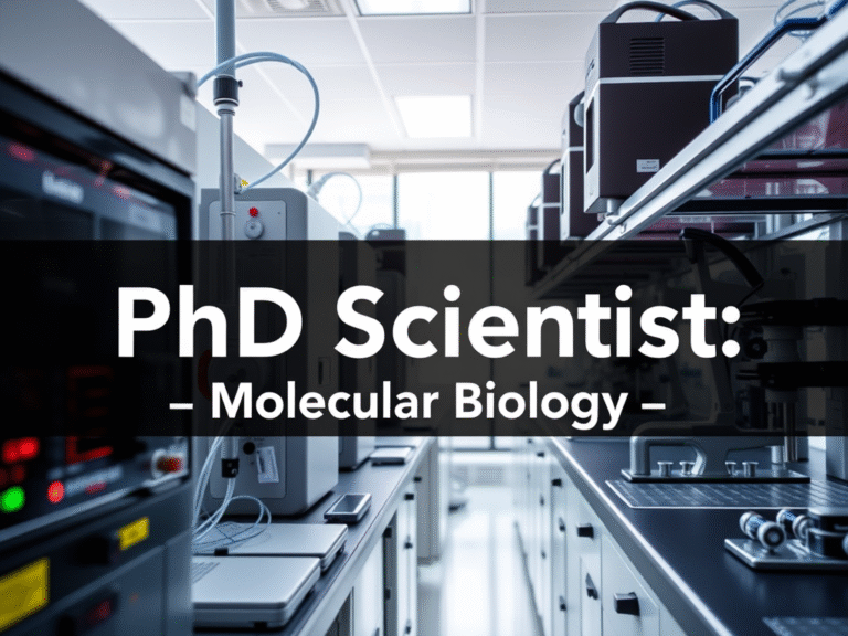 PhD Scientist Job Opening in Molecular Biology at KeyGene USA (Rockville, Maryland)