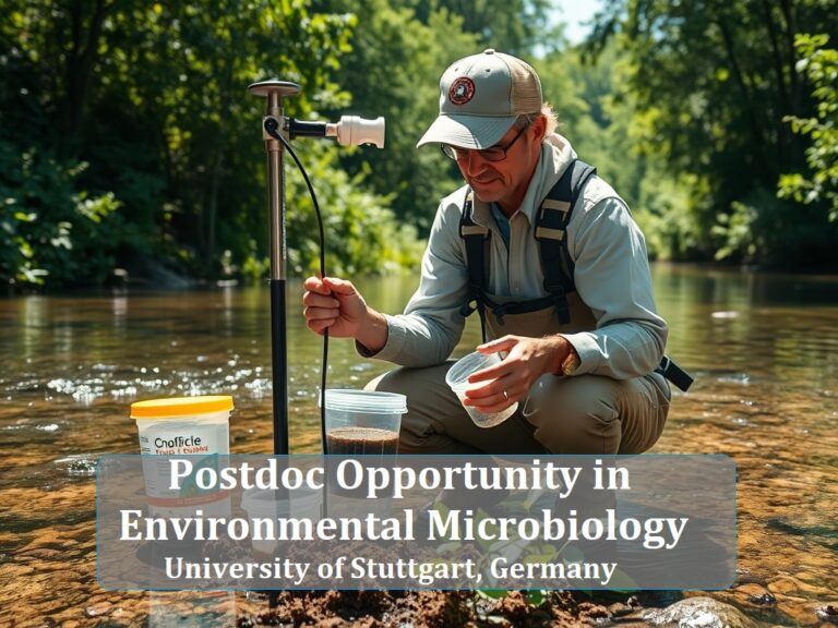 Postdoctoral Research Opportunity in Environmental Microbiology at the University of Stuttgart (Fully Funded, 18 Months)