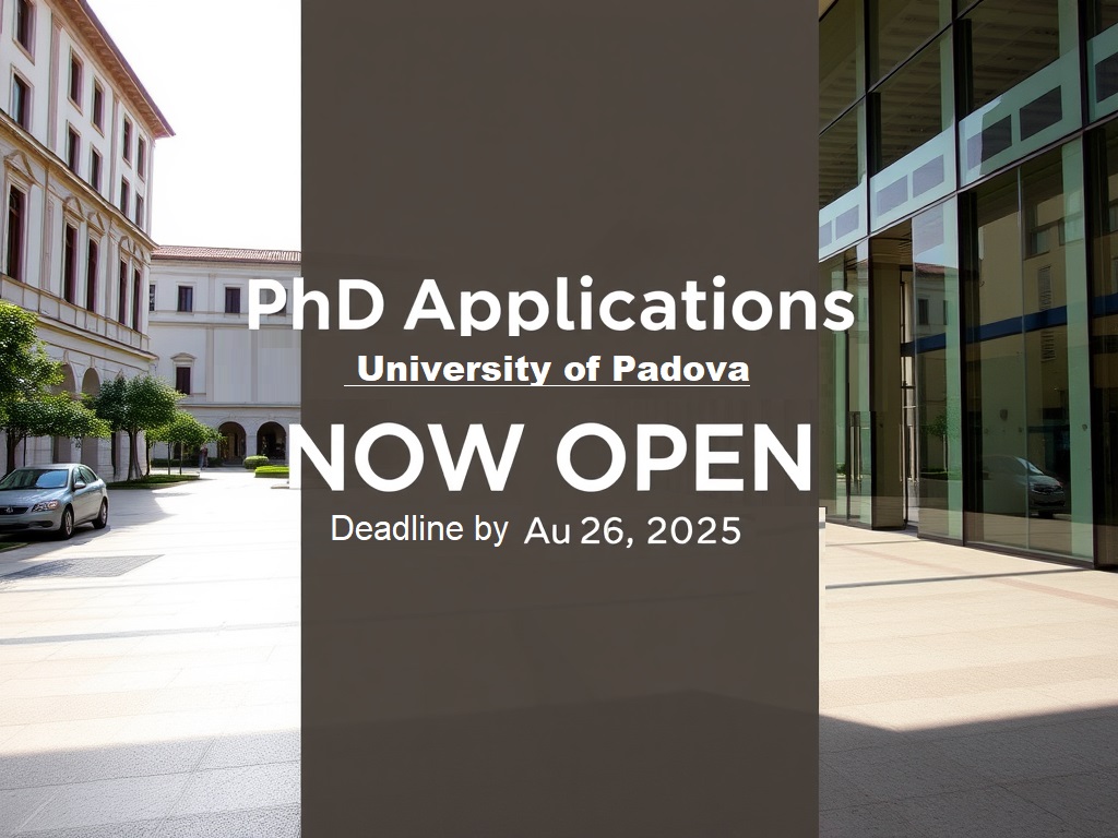 Fully Funded PhD Positions in Italy: University of Padova Opens Applications for 2025/26 (XLI Cycle)