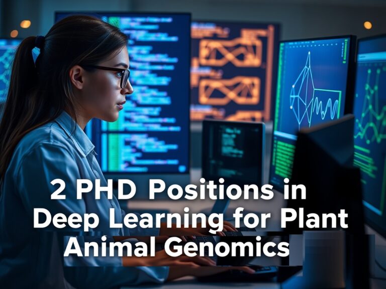 2 Fully Funded PhD Positions in Machine Learning for Genomic Data – University of Liège, Belgium