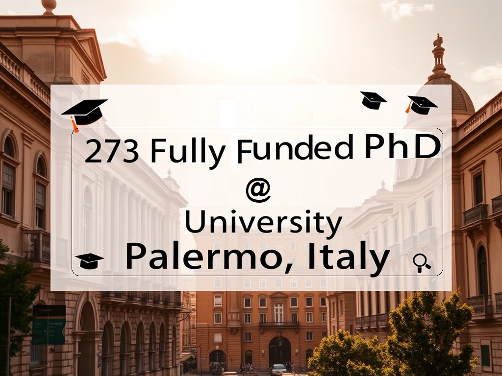 273 Fully Funded PhD Positions at the University of Palermo, Italy – Apply Now for 2025/26 (Open to All Nationalities & Fields)