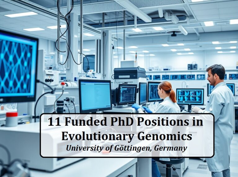 Apply Now: 11 Fully Funded PhD Positions in Evolutionary Genomics at the University of Göttingen, Germany (2026 Start)