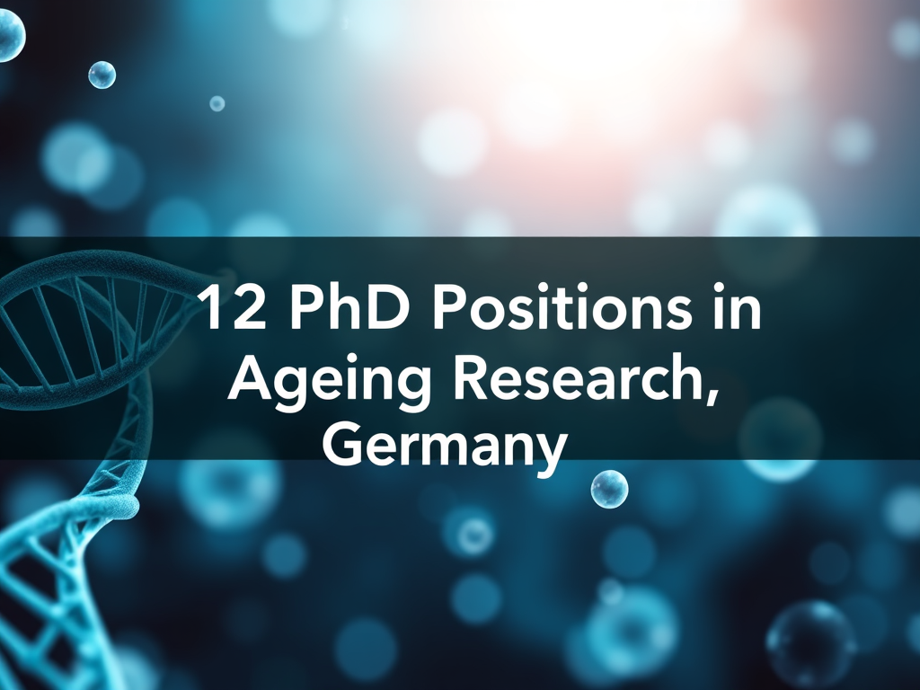 12 Fully Funded PhD Positions – Cologne Graduate School of Ageing Research, Germany
