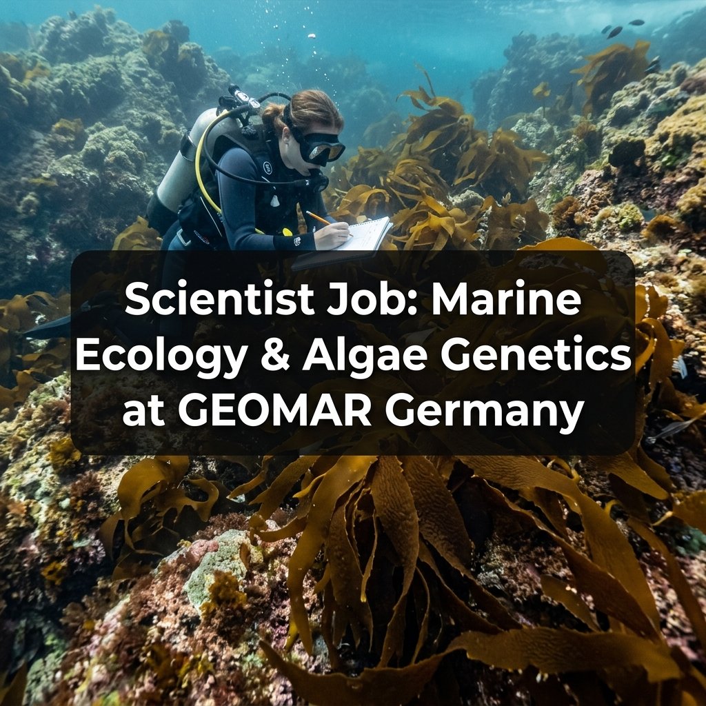 Scientist Position in Marine Ecology and Algal Genetics at GEOMAR Helmholtz Centre Kiel