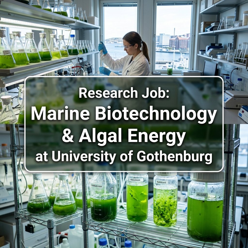 Associate Researcher in Marine Biotechnology (SEAlgaePower Project) at University of Gothenburg