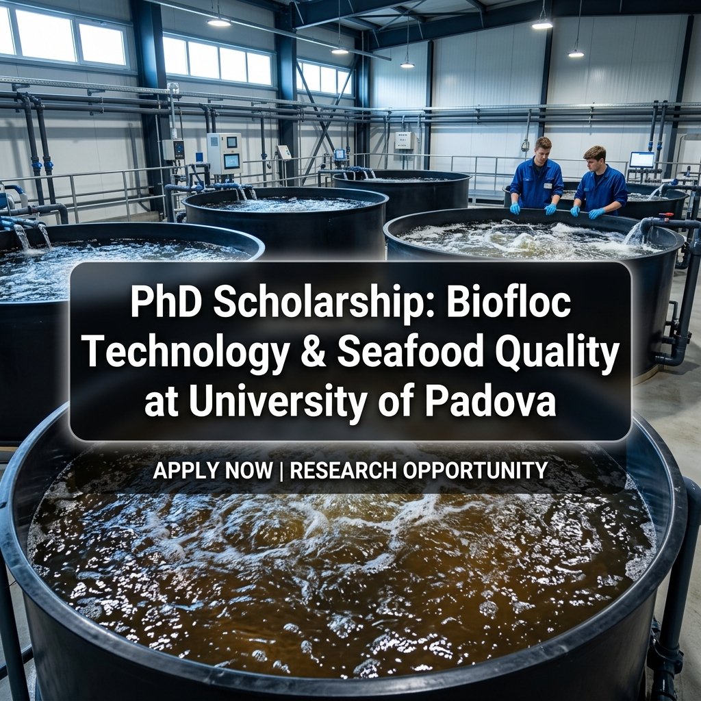 Fully Funded PhD in Sustainable Aquaculture and Biofloc Technology Food Quality at University of Padova