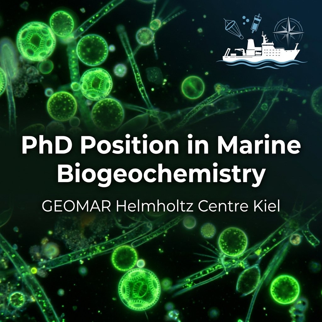 Fully Funded PhD Position in Marine Biogeochemistry at GEOMAR, Germany