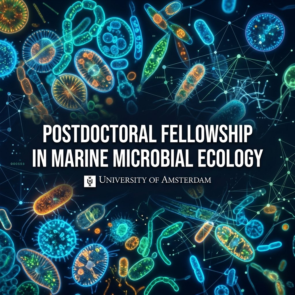 Postdoctoral Fellowship in Marine Microbial Ecology at the University of Amsterdam