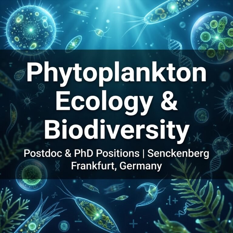 Postdoc & PhD Positions in Marine Biodiversity & Phytoplankton Ecology at Senckenberg, Germany