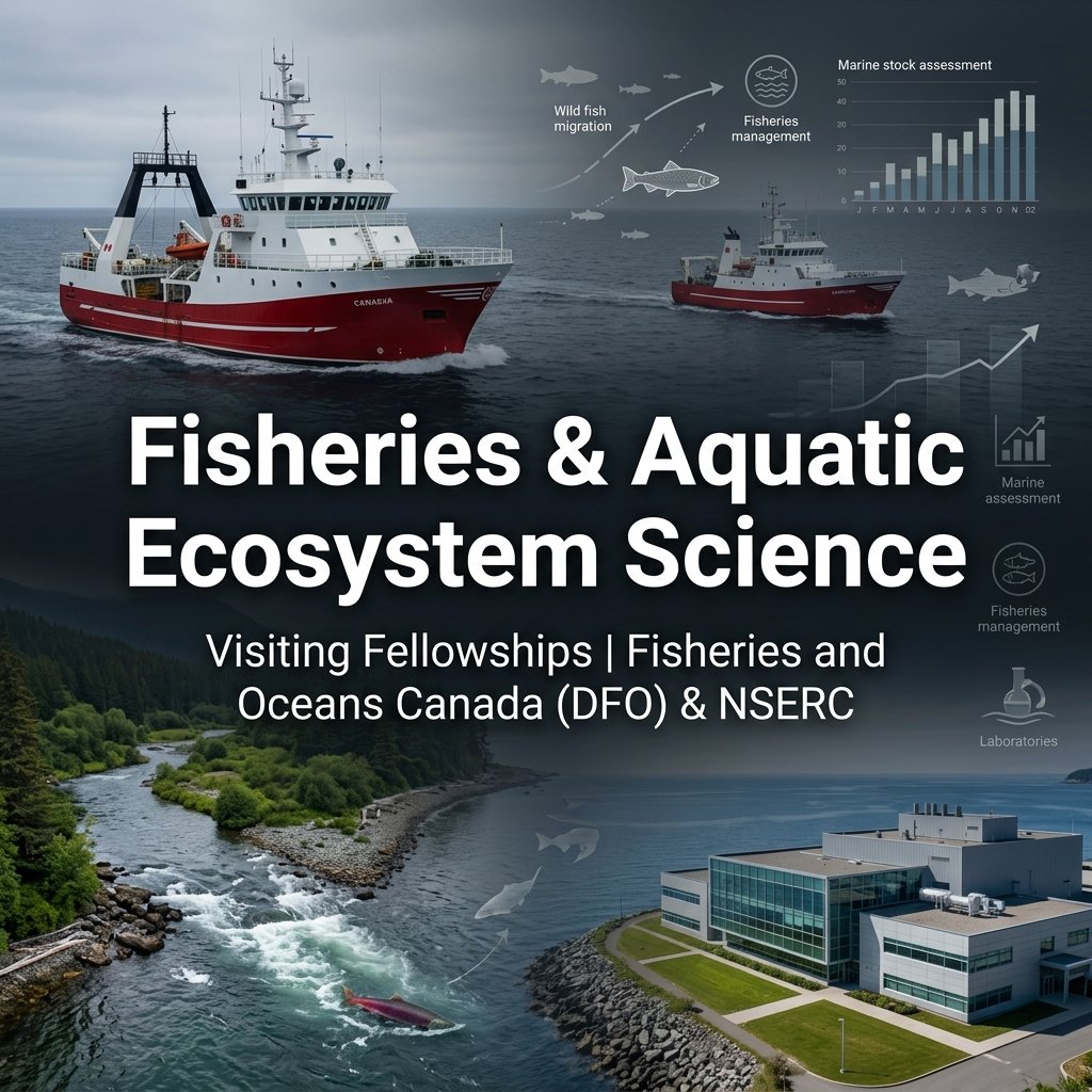 Visiting Fellowships in Canadian Government Laboratories at Fisheries and Oceans Canada (DFO) (2026–2027)