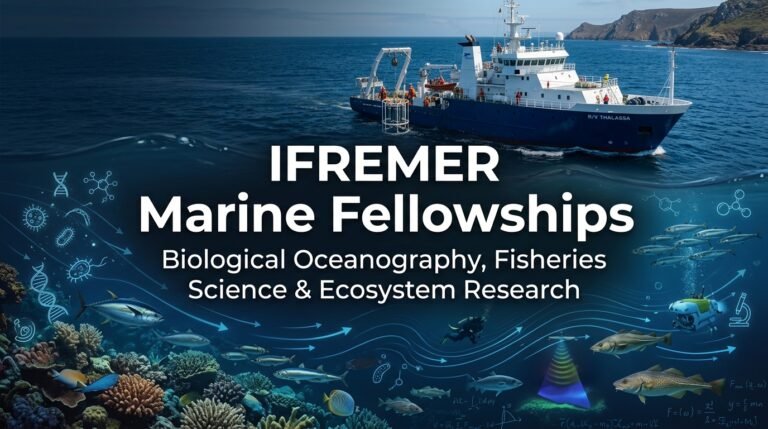 IFREMER France Marine Science & Postdoctoral Research Fellowships 2026/27