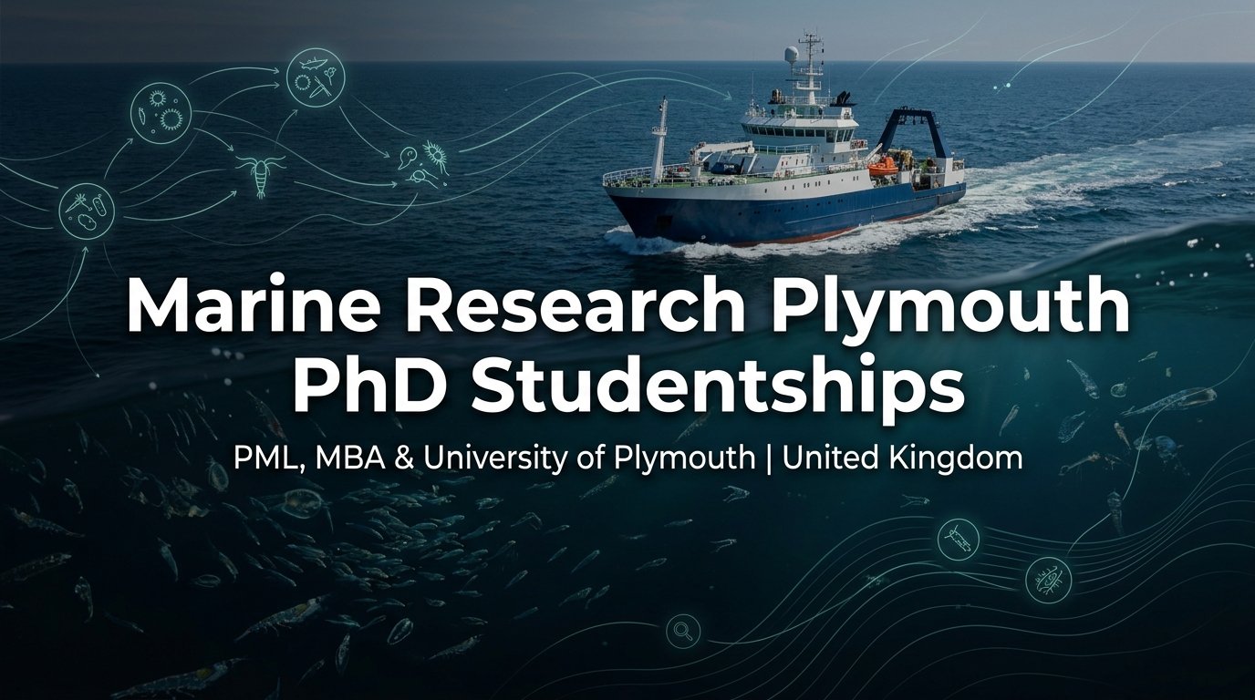 Marine Research Plymouth Alliance (MRPA) PhD Studentships in Marine Science, UK (2026–2027)
