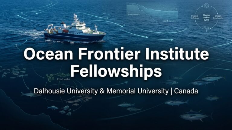 Ocean Frontier Institute (OFI) International Postdoctoral Fellowships in Ocean & Fisheries Science, Canada (2026–2027)