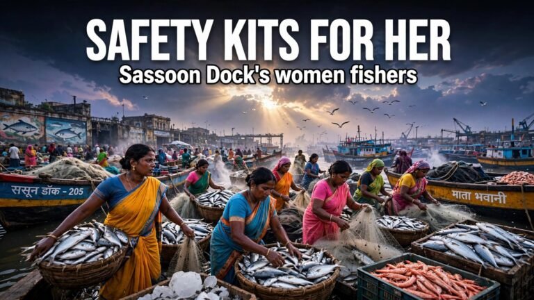 Safety Kits for Sassoon Dock’s Women Fishers