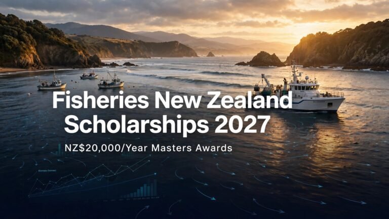 Fisheries New Zealand Scholarships 2027: NZ,000/Year