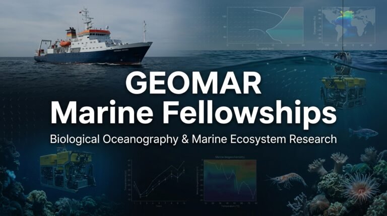 GEOMAR Helmholtz Centre Marine Science & Postdoctoral Fellowships 2026/27