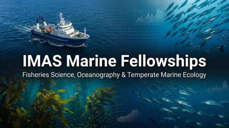 IMAS Tasmania Marine & Fisheries Postdoctoral Fellowships 2026/27