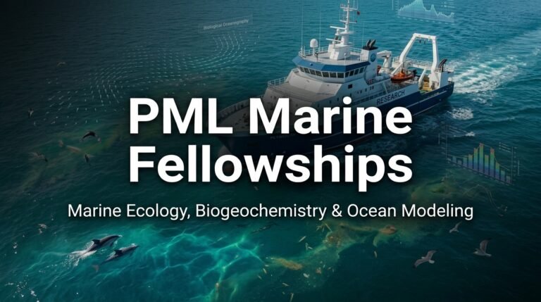 Plymouth Marine Laboratory (PML) Postdoctoral & Marine Ecology Fellowships 2026/27