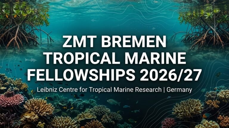 ZMT Bremen Tropical Marine Ecology & Coastal Fisheries Fellowships 2026/27