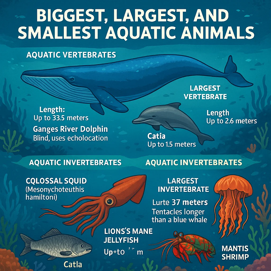 Explore the Aquatic Extremes: Biggest, Smallest Animals & Fish Production in India
