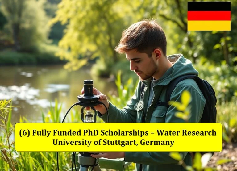 6 Fully Funded PhD Scholarships in Water Resources at University of Stuttgart, Germany (DAAD Funded)