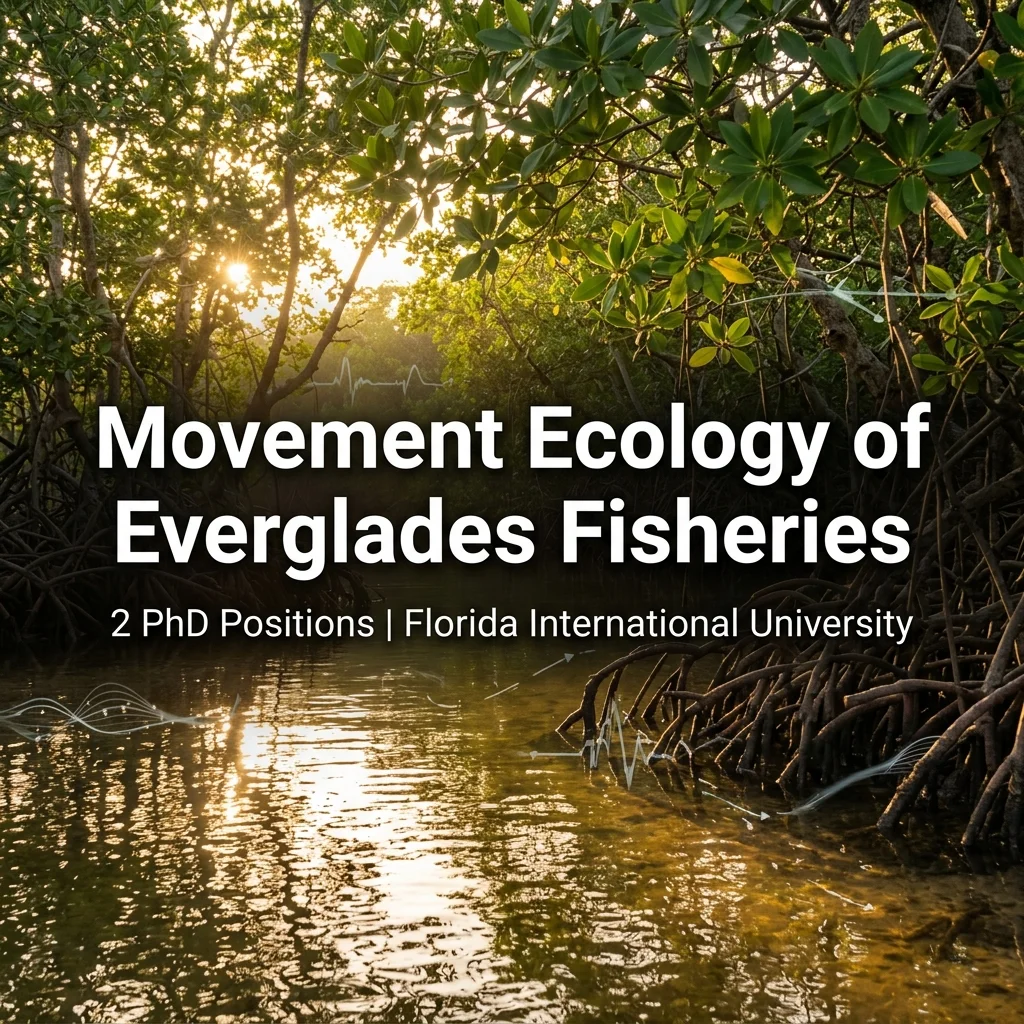 2 Fully Funded PhD Positions in Movement Ecology of Recreational Fisheries at Florida International University, USA