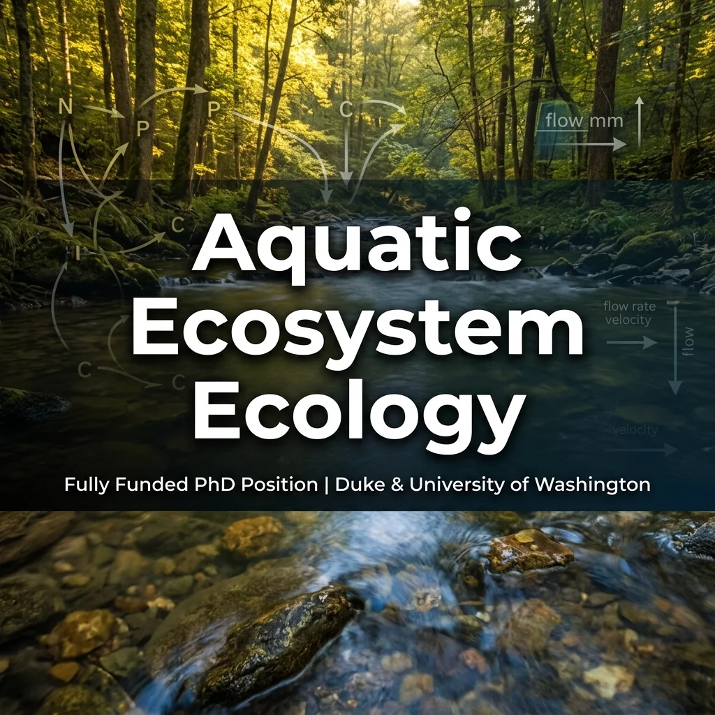 Fully Funded PhD Position in Aquatic Ecology – Duke University & University of Washington, USA