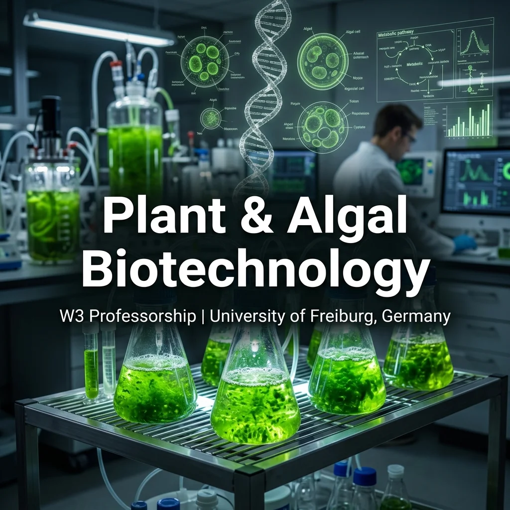 W3 Professorship in Plant & Algal Biotechnology at University of Freiburg, Germany