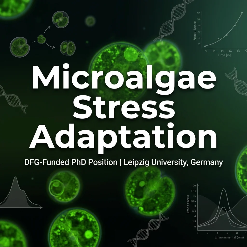 Fully Funded PhD Position in Microalgae Stress Adaptation & Plant Biology at Leipzig University, Germany