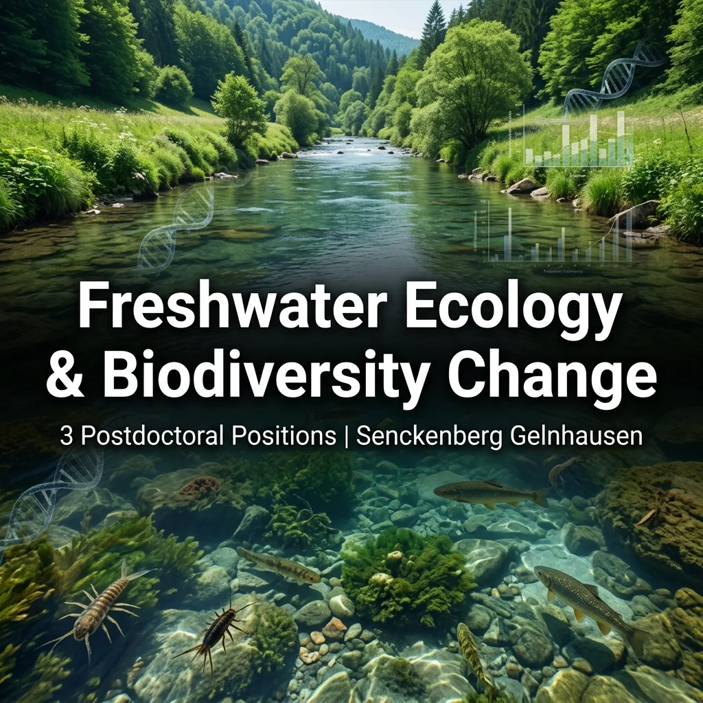 3 Postdoctoral Positions in Freshwater Ecology at Senckenberg, Germany