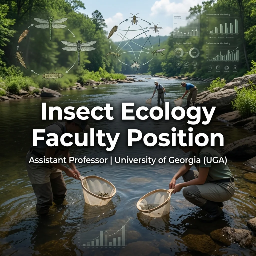 Assistant Professor in Insect Ecology (Tenure-Track) at University of Georgia (UGA), USA