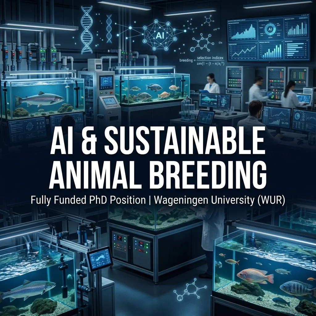 Fully Funded PhD Position in AI & Sustainable Animal Breeding at Wageningen University (WUR), Netherlands