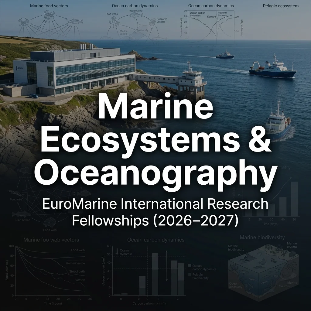 EuroMarine International Early-Career Research Fellowships in Marine Ecosystems & Biological Oceanography (2026–2027)