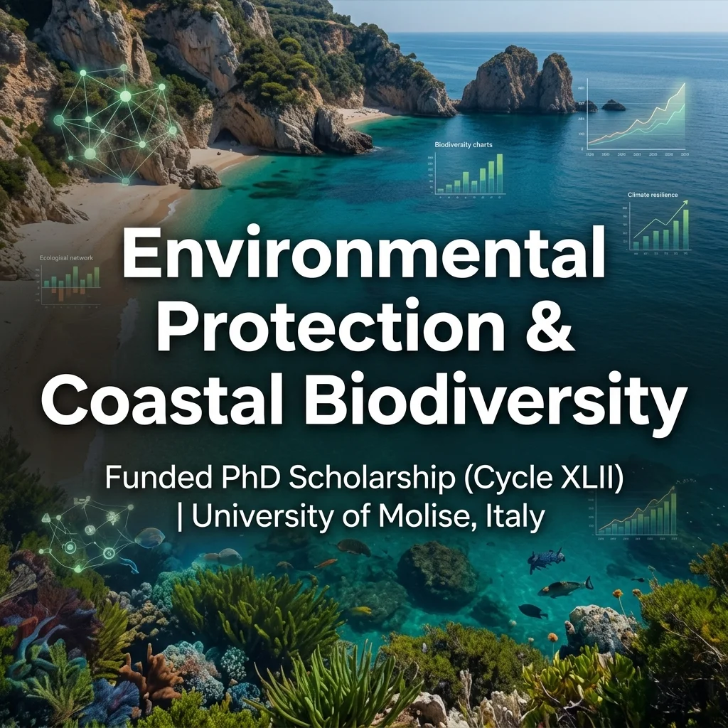 PhD Position in Environmental Protection, Coastal Biodiversity & Ecosystem Sustainability at University of Molise, Italy