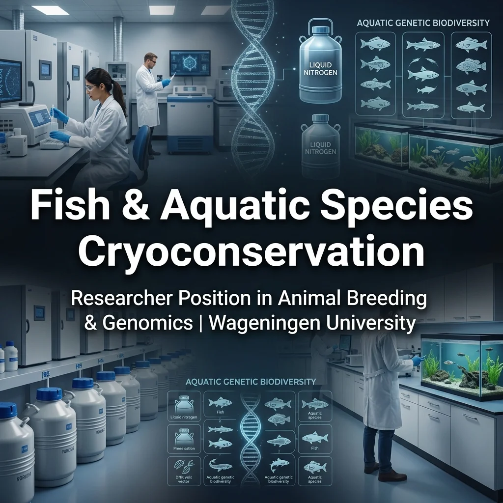 Researcher in Fish & Livestock Cryoconservation Genomics & Reproductive Technologies at Wageningen University, Netherlands