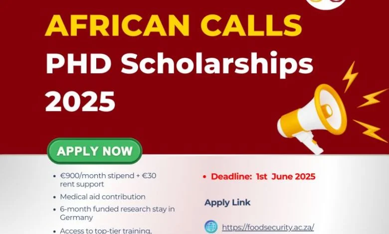 Fully Funded 2025 UKUDLA PhD Scholarships for African Students | €900 Monthly Stipend